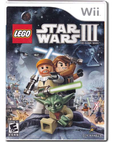 Lego Star Wars 3 The Clone Wars Nintendo Wii Video Game 023272342630