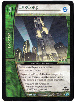 Lexcorp Superman The Man Of Steel Marvel DC VS. Trading Card