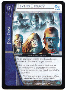 Living Legacy Infinite Crisis Marvel DC VS. Trading Card