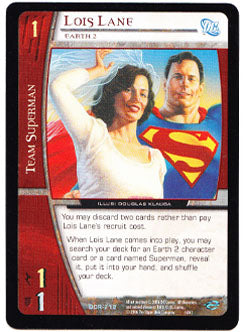 Lois Lane Infinite Crisis Marvel DC VS. Trading Card