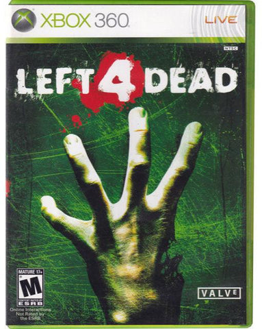 Left 4 Dead Xbox 360 Video Game 014633098563