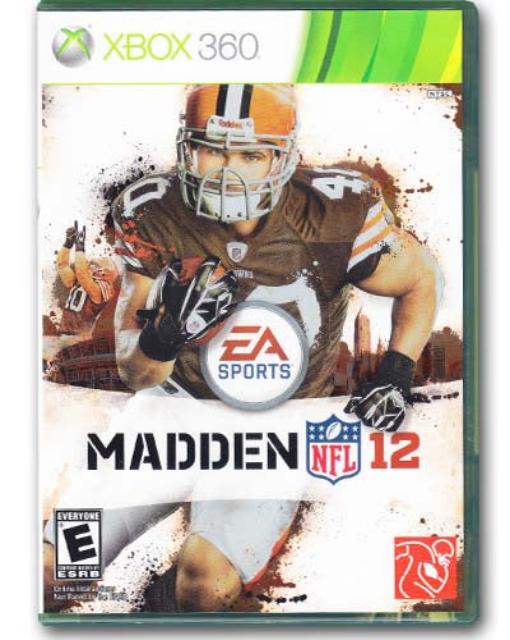 Madden NFL 12 Xbox 360 Video Game 014633196481