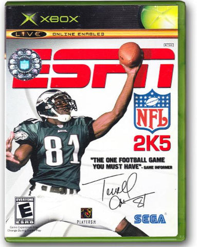 ESPN NFL 2K5 XBOX Video Games 710425296116