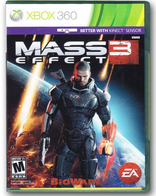 Mass Effect 3 Xbox 360 Video Game 014633195859