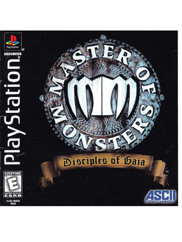 Master Of Monsters Playstation Original Game Instruction Manual