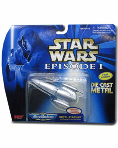 Royal Starship Star Wars Episode 1 Die Cast MicroMachines Spaceship 047246665211