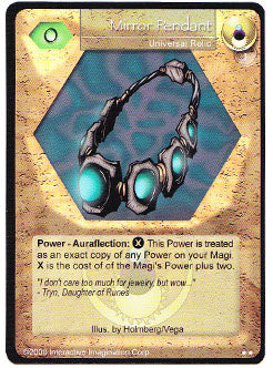 Mirror Pendant Magi Nation First Edition Base Set Trading Cards