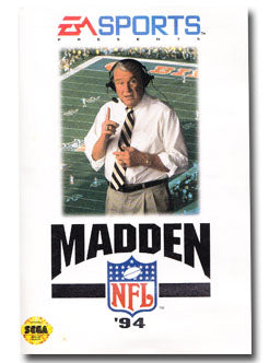 Madden NFl 94 Sega Genesis Instruction Manual