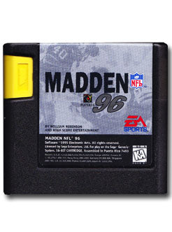 Madden NFL 96 Sega Genesis Video Game Cartridge 0014633074932