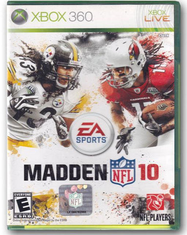 Madden NFL 10 Xbox 360 Video Game 014633190243