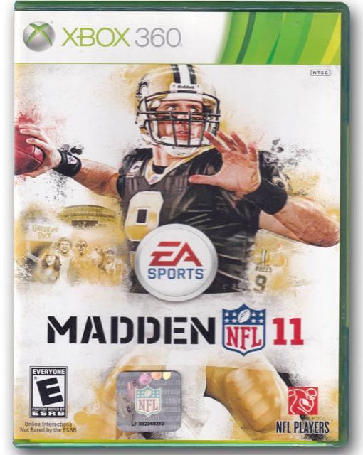 Madden NFL 11 Xbox 360 Video Game 014633193572