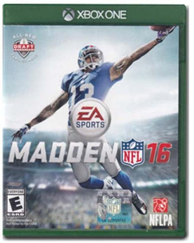 Madden NFL 16 XBox One Video Game 014633733815
