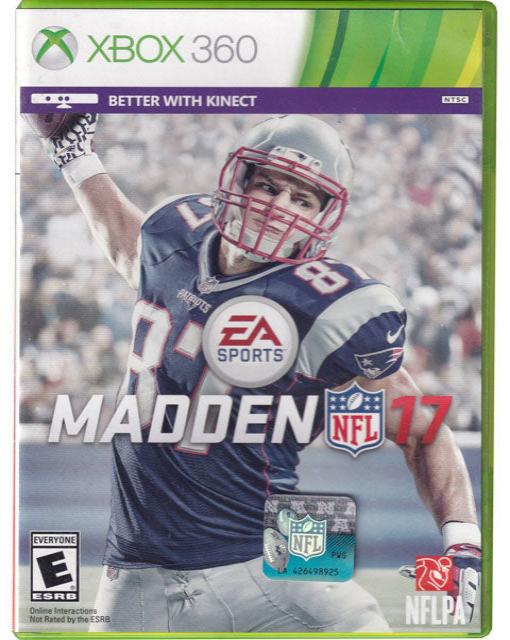 Madden NFL 17 Xbox 360 Video Game 014633368901