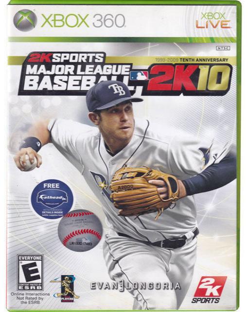 Major League Baseball 2K10 Xbox 360 Video Game 710425397455