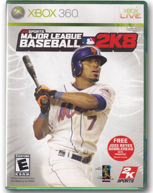 Major League Baseball 2K8 Xbox 360 Video Game 710425393525