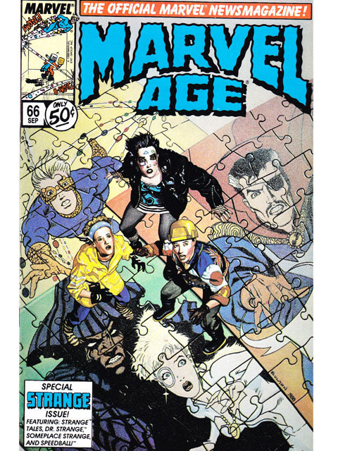 Marvel Age Issue 66 Marvel Comics Back Issues