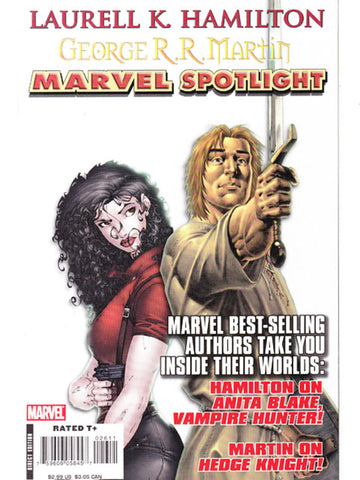 Marvel Spotlight Laurell K. Hamilton George R.R. Martin Marvel Comics Back Issues