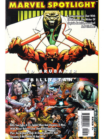 Marvel Spotlight Ed Brubaker Billy Tan Marvel Comics Back Issues