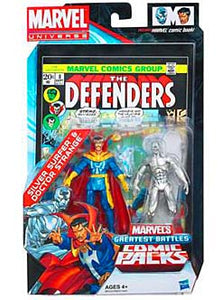 Silver Surfer & Dr. Strange Marvels Greatest Battles Comic 2 Pack Action Figure
