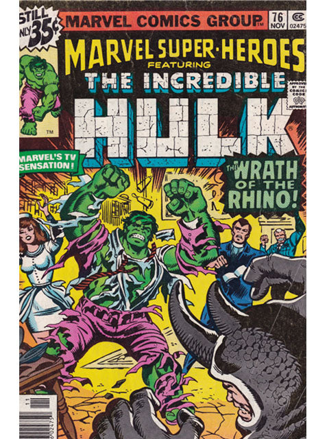 Marvel Super-Heroes Issue 76 Marvel Comics Back Issues