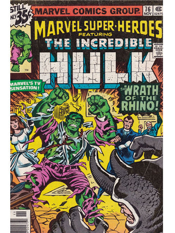 Marvel Super-Heroes Issue 76 Marvel Comics Back Issues