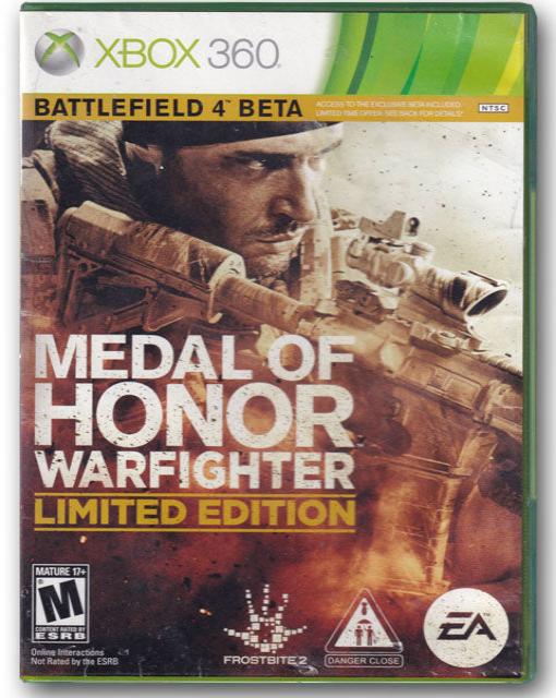 Medal Of Honor Warfighter Limited Edition Xbox 360 Video Game 014633197167