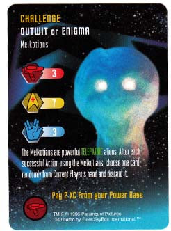 Melkotians (Challenge) Star Trek The Card Game Fleer/Skybox Trading Cards