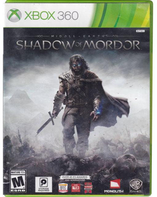 Middle Earth Shadow Of Mordor Xbox 360 Video Game 883929319596