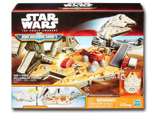 Millennium Falcon Star Wars The Force Awakens Micro Machines Playset