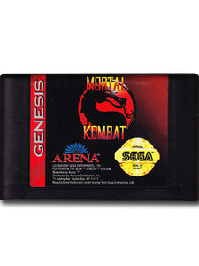 Mortal Kombat Sega Genesis Video Game Cartridge
