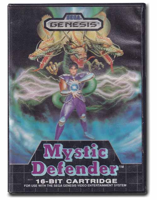 Mystic Defender Case Sega Genesis Video Game Cartridge 010086010114
