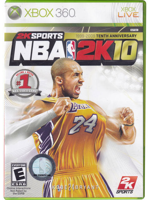 NBA 2K10 Xbox 360 Video Game