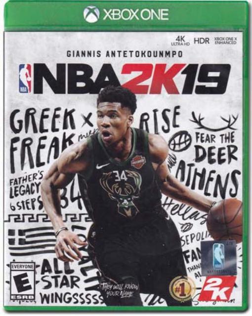 NBA 2K 19 XBox One Video Game 710425590504