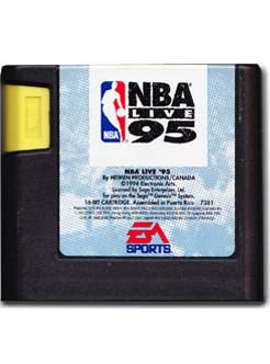 NBA Live 95 Sega Genesis Video Game Cartridge 0014633073812