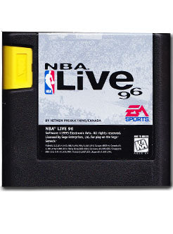 NBA Live 96 Sega Genesis Video Game Cartridge 0014633075861