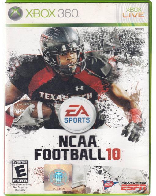 NCAA Football 10 Xbox 360 Video Game 014633190175