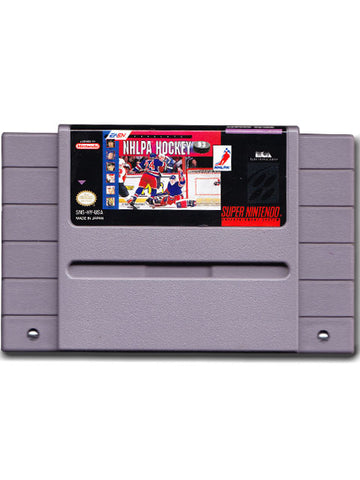 NHLPA Hockey Super Nintendo SNES Video Game Cartridge For Sale.