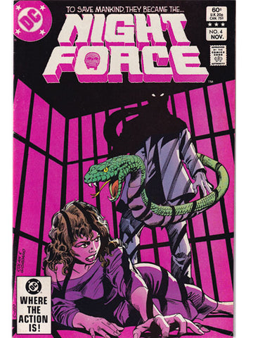 Night Force Issue 4 DC Comics Back Issues