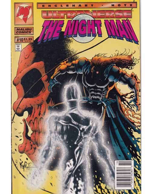The Night Man Issue 10 Malibu Comics Back Issue 070989332843
