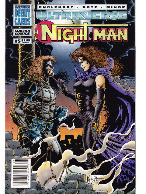 The Night Man Issue 5 Malibu Comics Back Issue