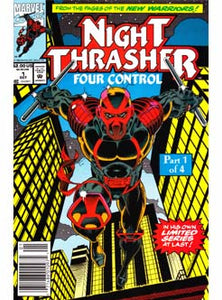 Night Thrasher Four Control Issue 1 Of 4 Marvel Comics Back Issues