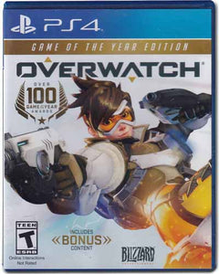Overwatch Game Of The Year Edition Playstation 4 PS4 Video Game 047875881273
