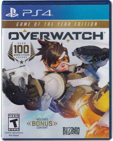 Overwatch Game Of The Year Edition Playstation 4 PS4 Video Game 047875881273
