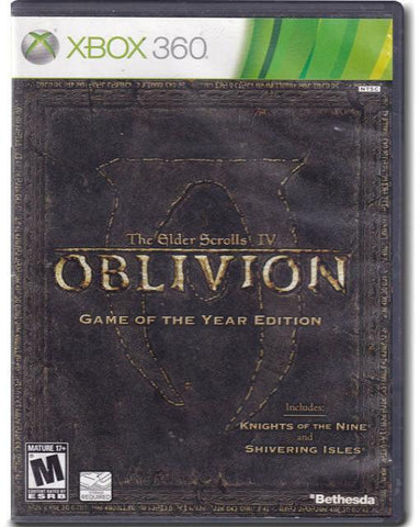 Oblivion Elder Scrolls 4 Game Of The Year Edition Xbox 360 Video Game 710425392849