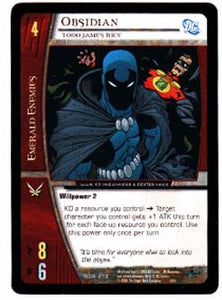Obsidian Infinite Crisis Marvel DC VS. Trading Card