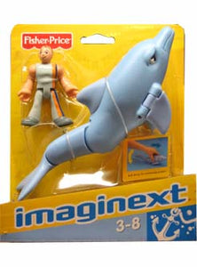Dolphin Ocean Adventure Playset Fisher Price Imaginext Action Figures