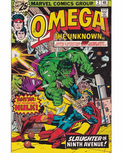 Omega The Unknown Issue 2 Marvel Comics Back Issues 071486023333