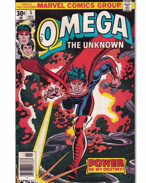 Omega The Unknown Issue 5 Marvel Comics Back Issues 071486023333