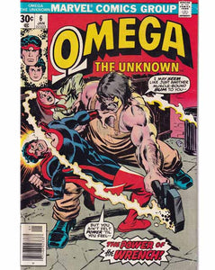 Omega The Unknown Issue 6 Marvel Comics Back Issues 071486023333