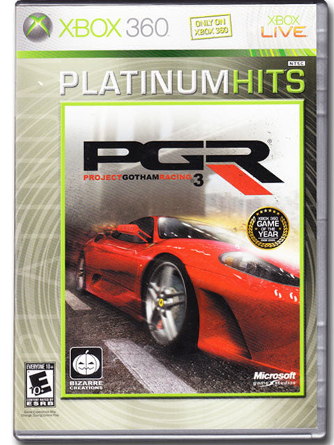 Project Gotham Racing 3 Platinum Hits Edition Xbox 360 Video Game